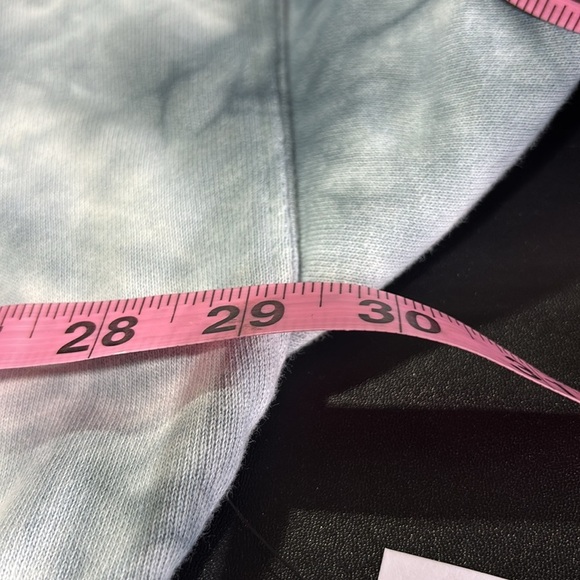 DEX Pullover elastic waist/cuffs rib knit,boat neck,tie-dye sweatshirt - Picture 7 of 8